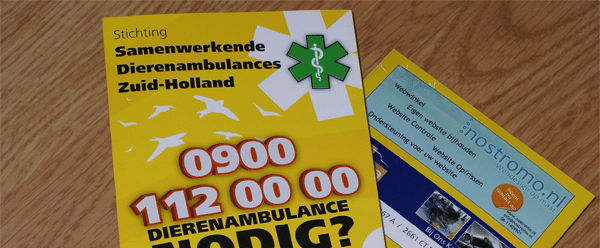 Folder Dierenambulance