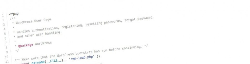 WordPress code